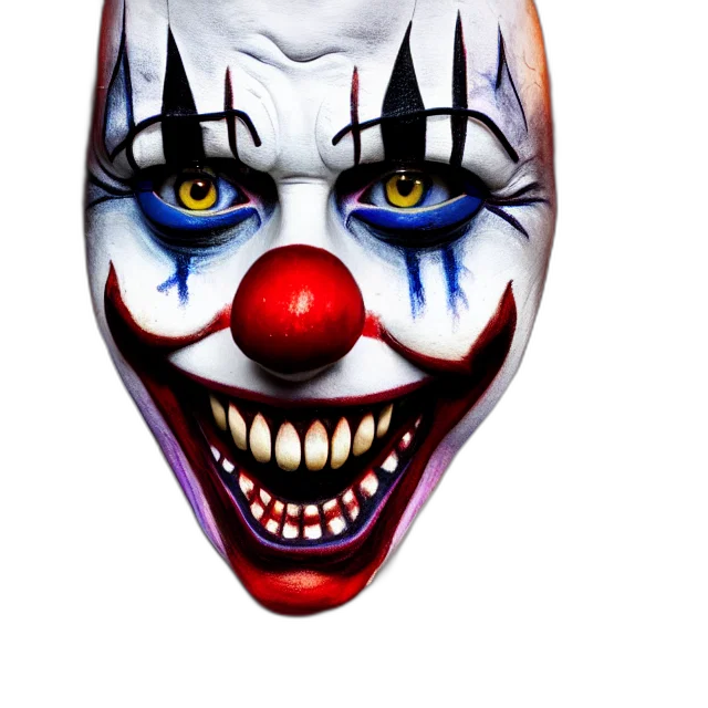 mask, face, creature, photorealistic transparent PNG cut-out