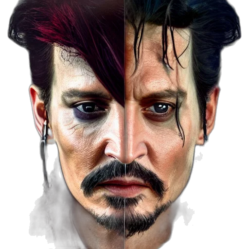 face, mask, photorealistic, concept art transparent PNG cut-out