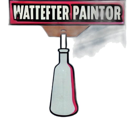 staff, weapon, bottle, watercolor transparent PNG cut-out