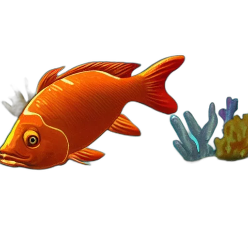 animal, crown, concept art, 3d render transparent PNG cut-out
