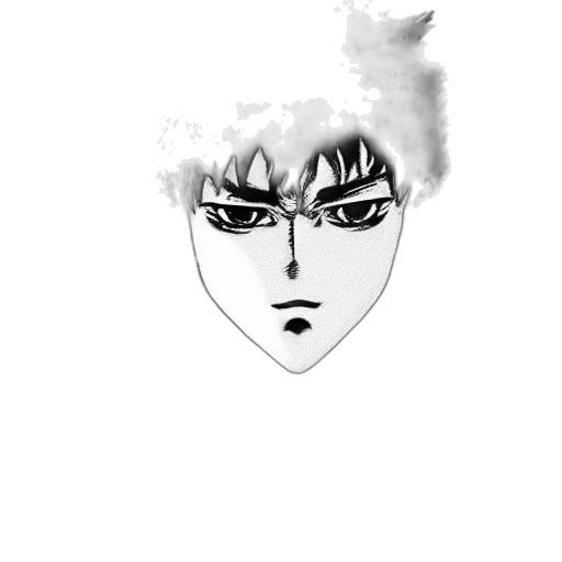 face, mask, creature, anime transparent PNG cut-out