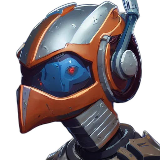 robot, mask, face, weapon transparent PNG cut-out