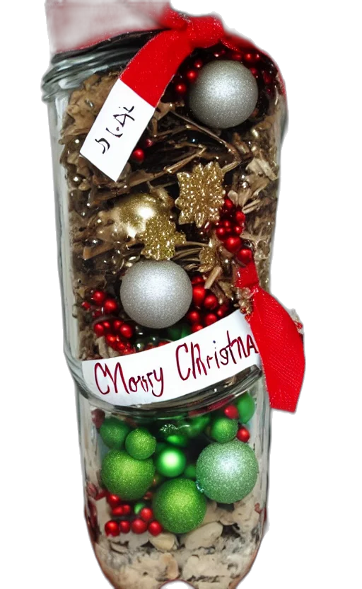 christmas, jar transparent PNG cut-out