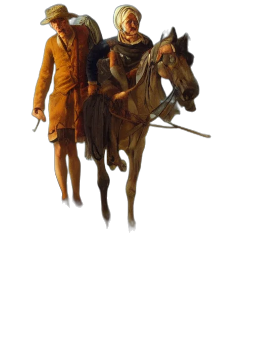 staff, jacket, hat, sword transparent PNG cut-out