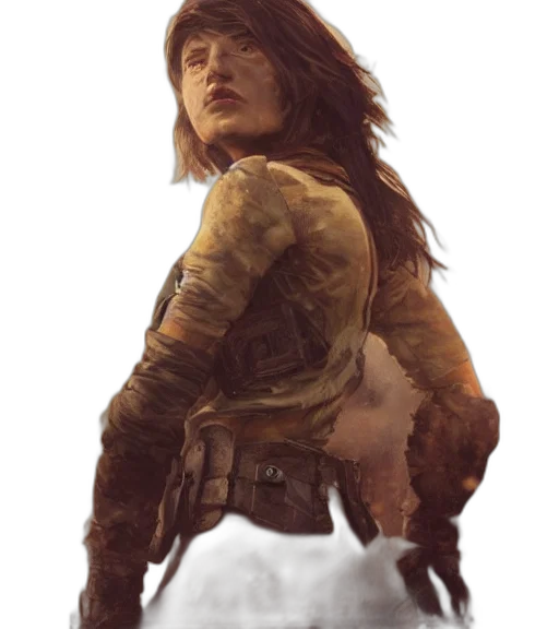 jacket, creature, weapon, face transparent PNG cut-out