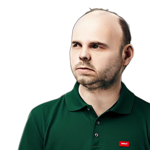 staff, face, jacket, hair transparent PNG cut-out