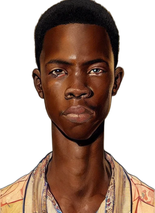 face, mask, hair, creature transparent PNG cut-out