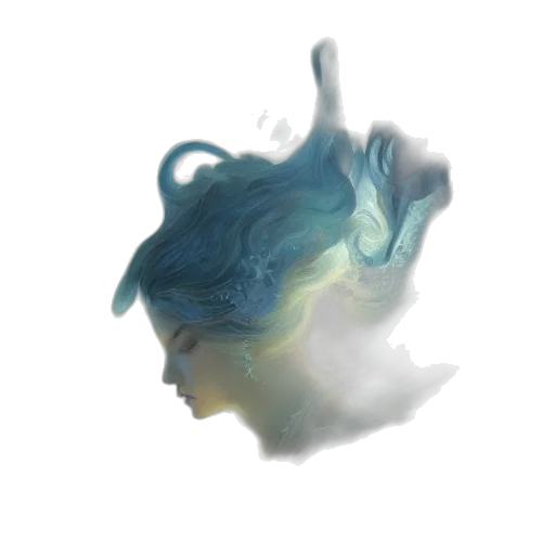 hair, mask, dragon, face transparent PNG cut-out