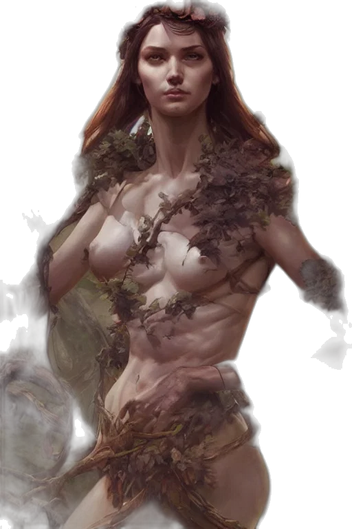 creature, dress, fantasy art, concept art transparent PNG cut-out