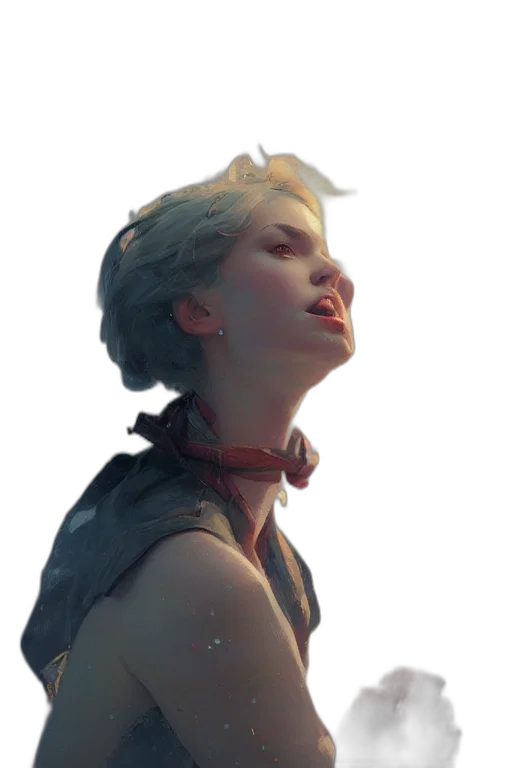 face, staff, crown, weapon transparent PNG cut-out