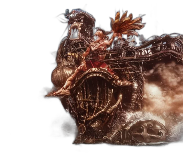 weapon, dragon, car, concept art transparent PNG cut-out