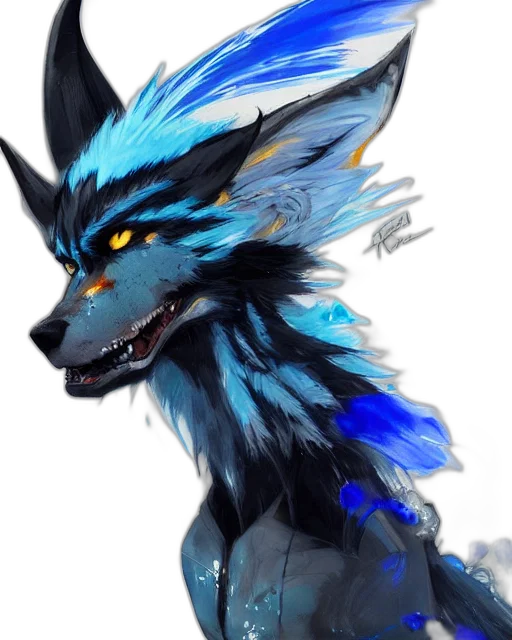 dragon, creature, mask, staff transparent PNG cut-out