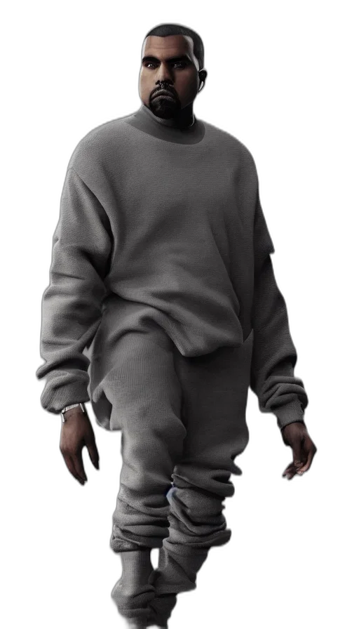 jacket, creature, face, staff transparent PNG cut-out