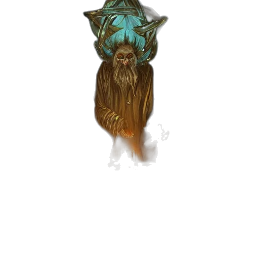 mask, staff, creature, face transparent PNG cut-out