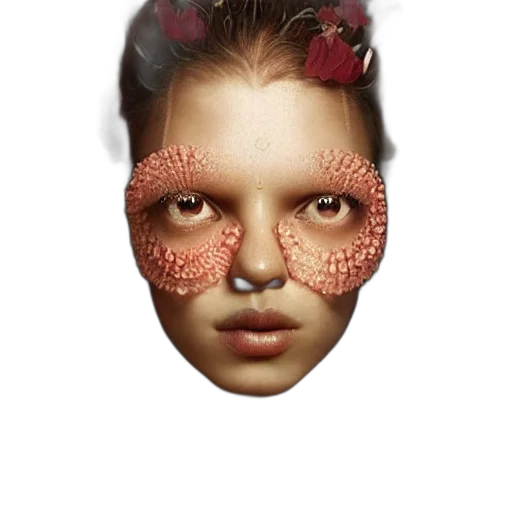 mask, face, creature, jewelry transparent PNG cut-out