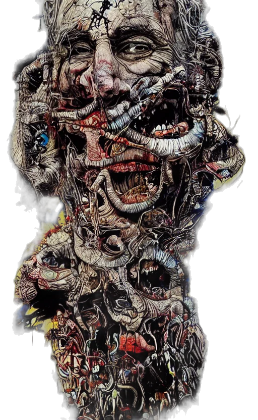 mask, face, robot, creature transparent PNG cut-out