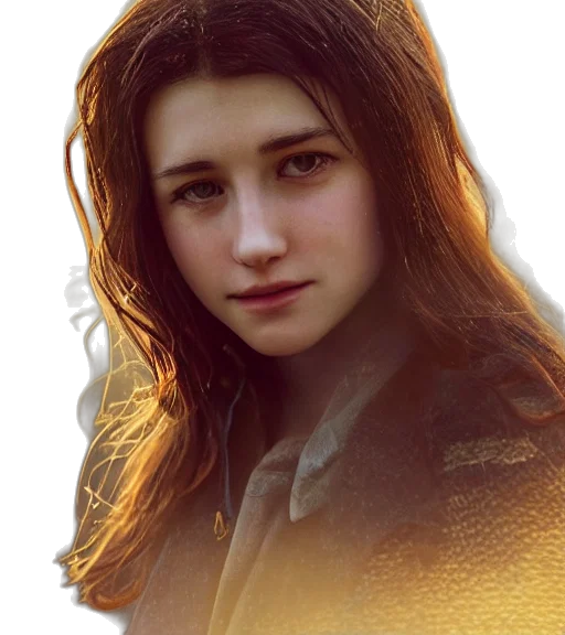 face, dragon, hair, crown transparent PNG cut-out