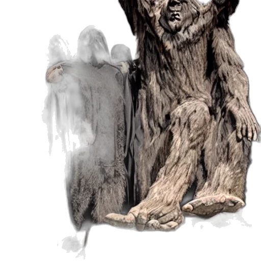 creature, animal, staff, mask transparent PNG cut-out