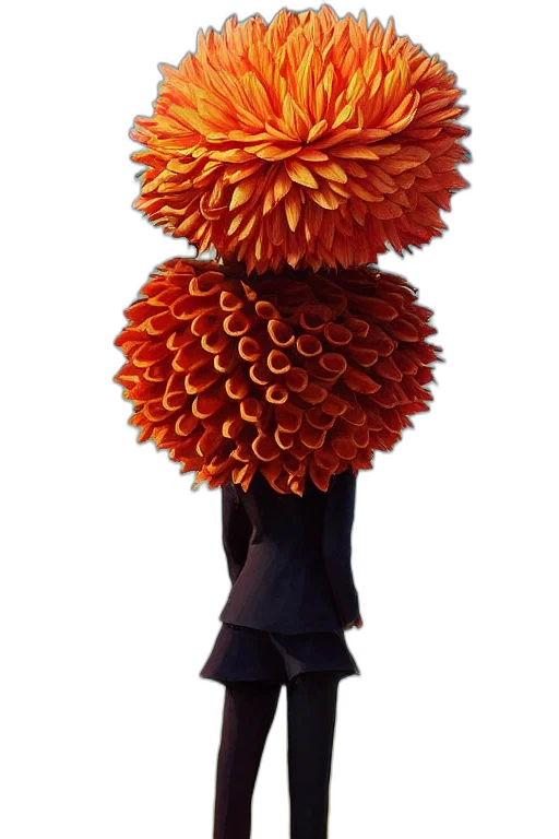 flower, dress, crown, jacket transparent PNG cut-out