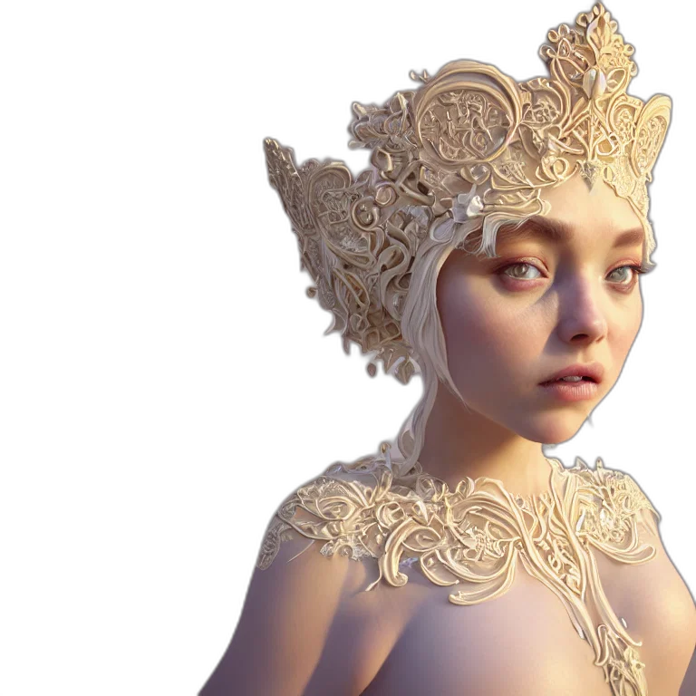 crown, hat, 3d render, fantasy art transparent PNG cut-out