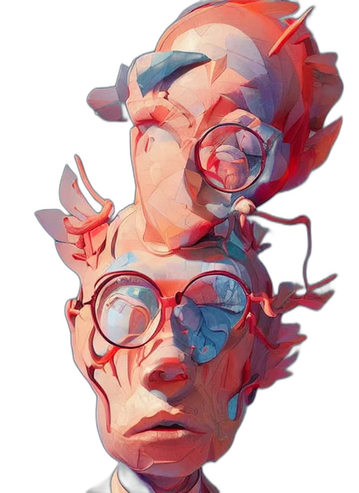 face, mask, creature, robot transparent PNG cut-out