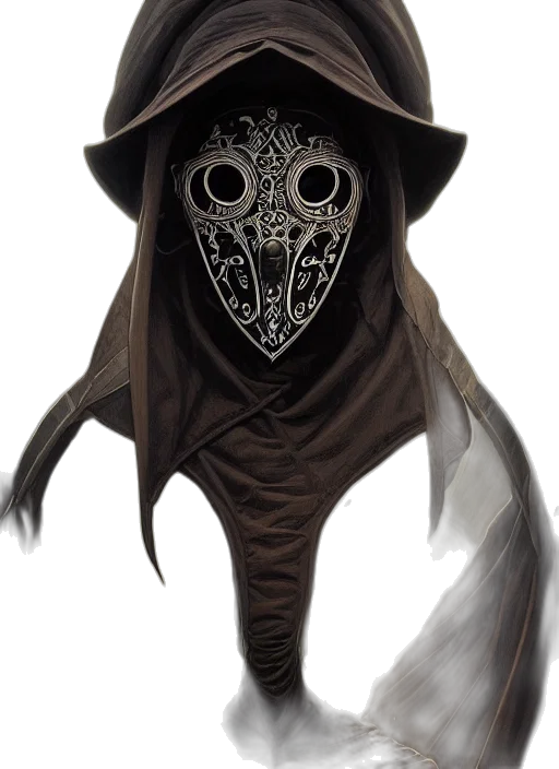 mask, creature, hat, face transparent PNG cut-out