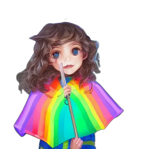 dress, staff, umbrella, jacket transparent PNG cut-out