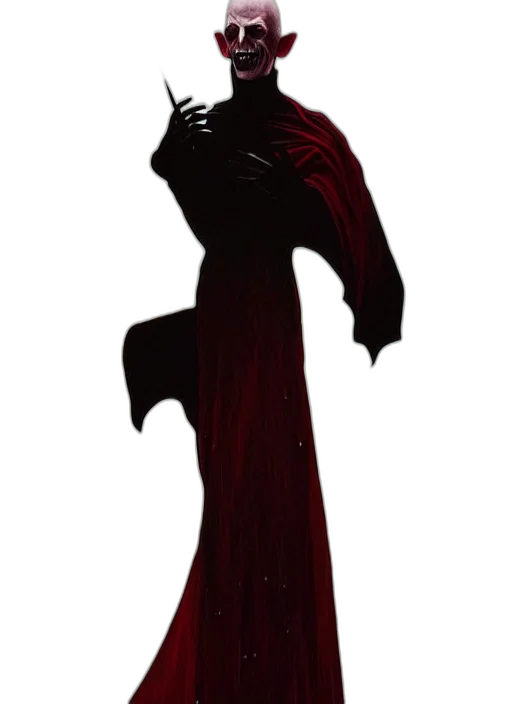 dress, staff, creature, mask transparent PNG cut-out