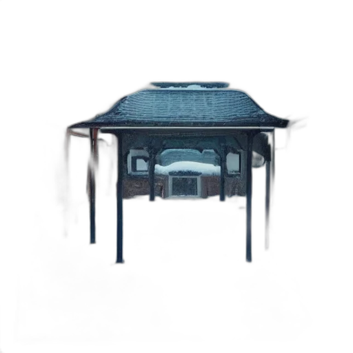 furniture, umbrella, building, robot transparent PNG cut-out