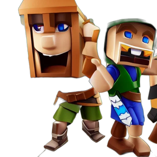 3d render, pixel art, concept art, fantasy art transparent PNG cut-out