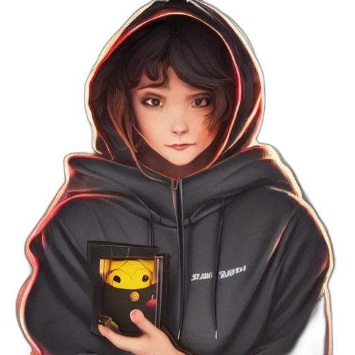 jacket, face, robot, staff transparent PNG cut-out