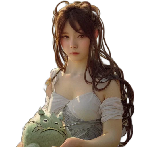 dragon, dress, creature, photorealistic transparent PNG cut-out