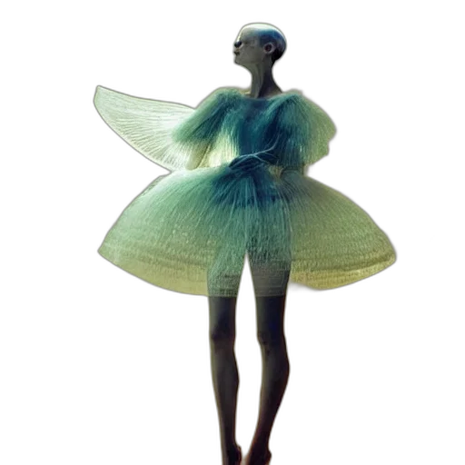 dress, flower, creature, umbrella transparent PNG cut-out