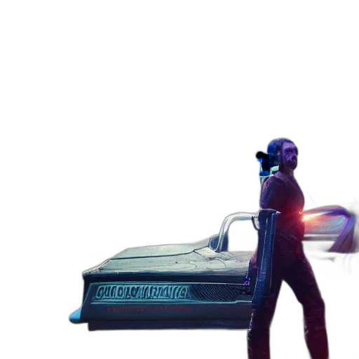 car, weapon, robot, staff transparent PNG cut-out