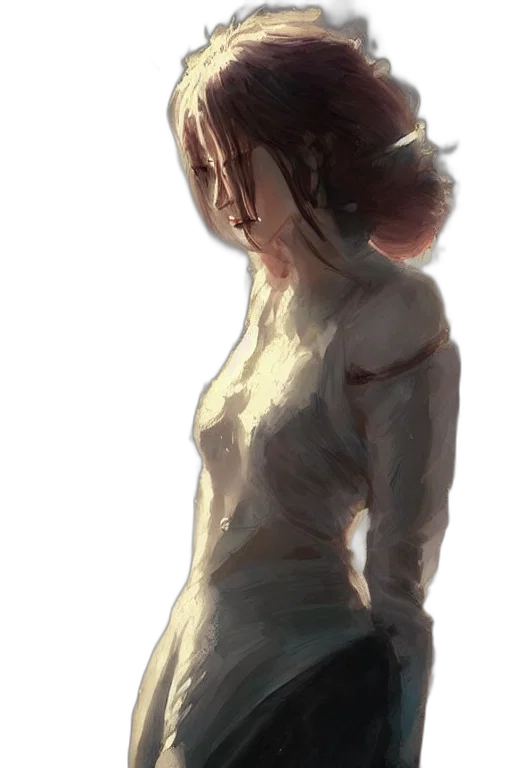 dress, face, crown, creature transparent PNG cut-out
