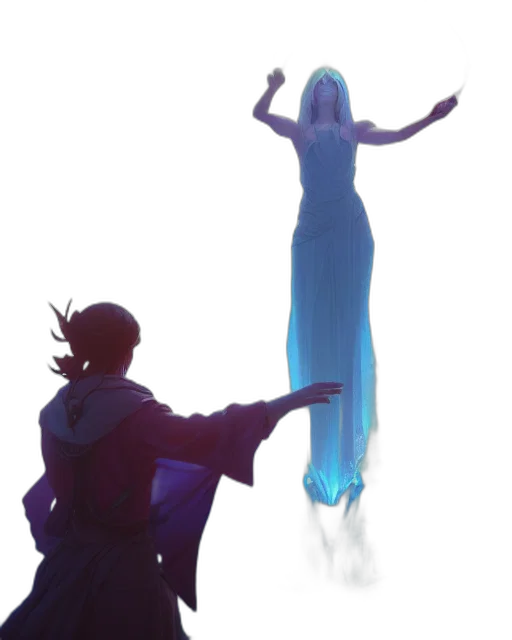 staff, dress, sword, concept art transparent PNG cut-out