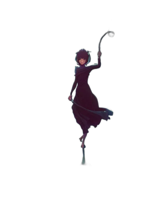 staff, umbrella, sword, dress transparent PNG cut-out