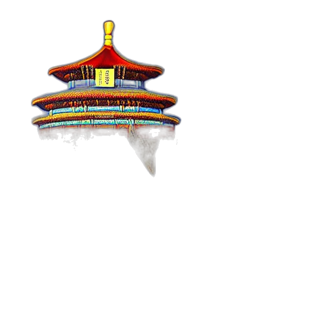 building, umbrella, staff, hat transparent PNG cut-out
