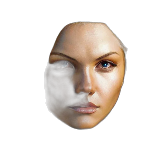 face, mask, jewelry, staff transparent PNG cut-out