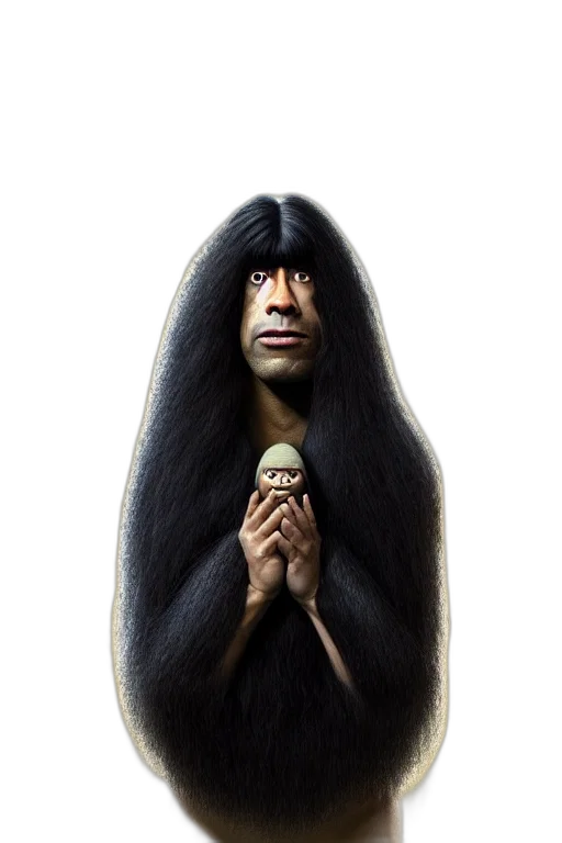 hair, animal, creature, mask transparent PNG cut-out