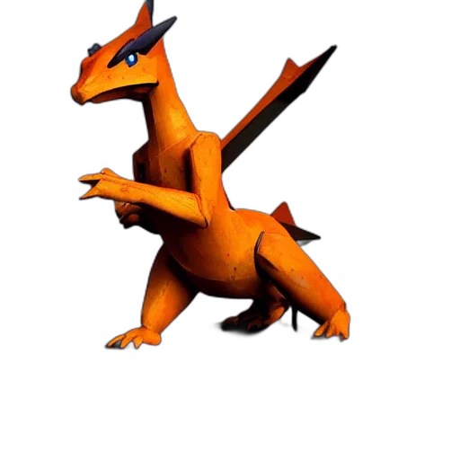 dragon, animal, creature, staff transparent PNG cut-out