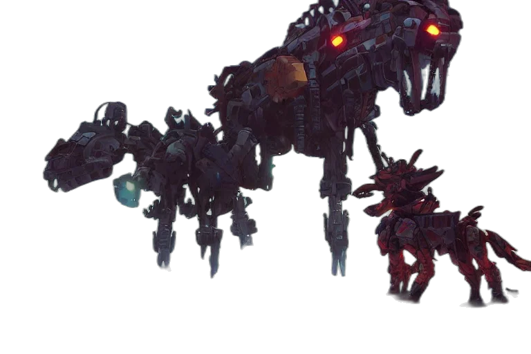 robot, weapon, dragon, creature transparent PNG cut-out