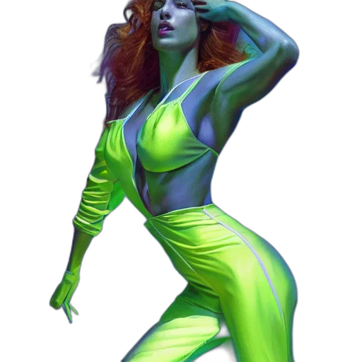 dress, staff, creature, concept art transparent PNG cut-out