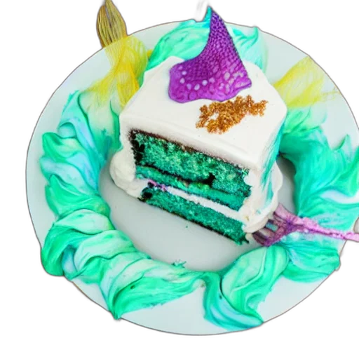 food, 3d render, pastel, green transparent PNG cut-out
