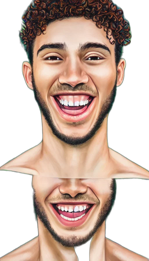 face, mask, crown, creature transparent PNG cut-out