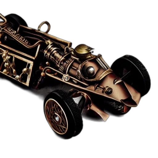 car, weapon, jewelry, 3d render transparent PNG cut-out