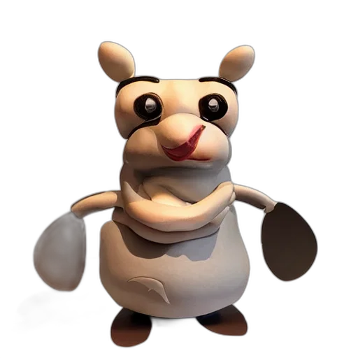 animal, creature, staff, 3d render transparent PNG cut-out