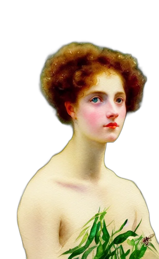 face, dress, jewelry, hair transparent PNG cut-out