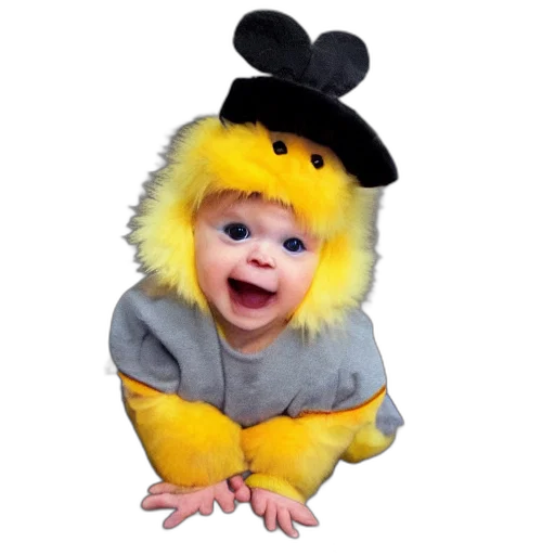 hat, animal, creature, photorealistic transparent PNG cut-out