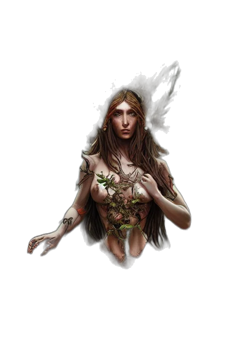 jewelry, face, fantasy art, concept art transparent PNG cut-out